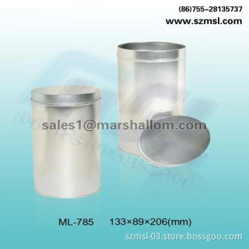 Oval tin box, metal box, gift box